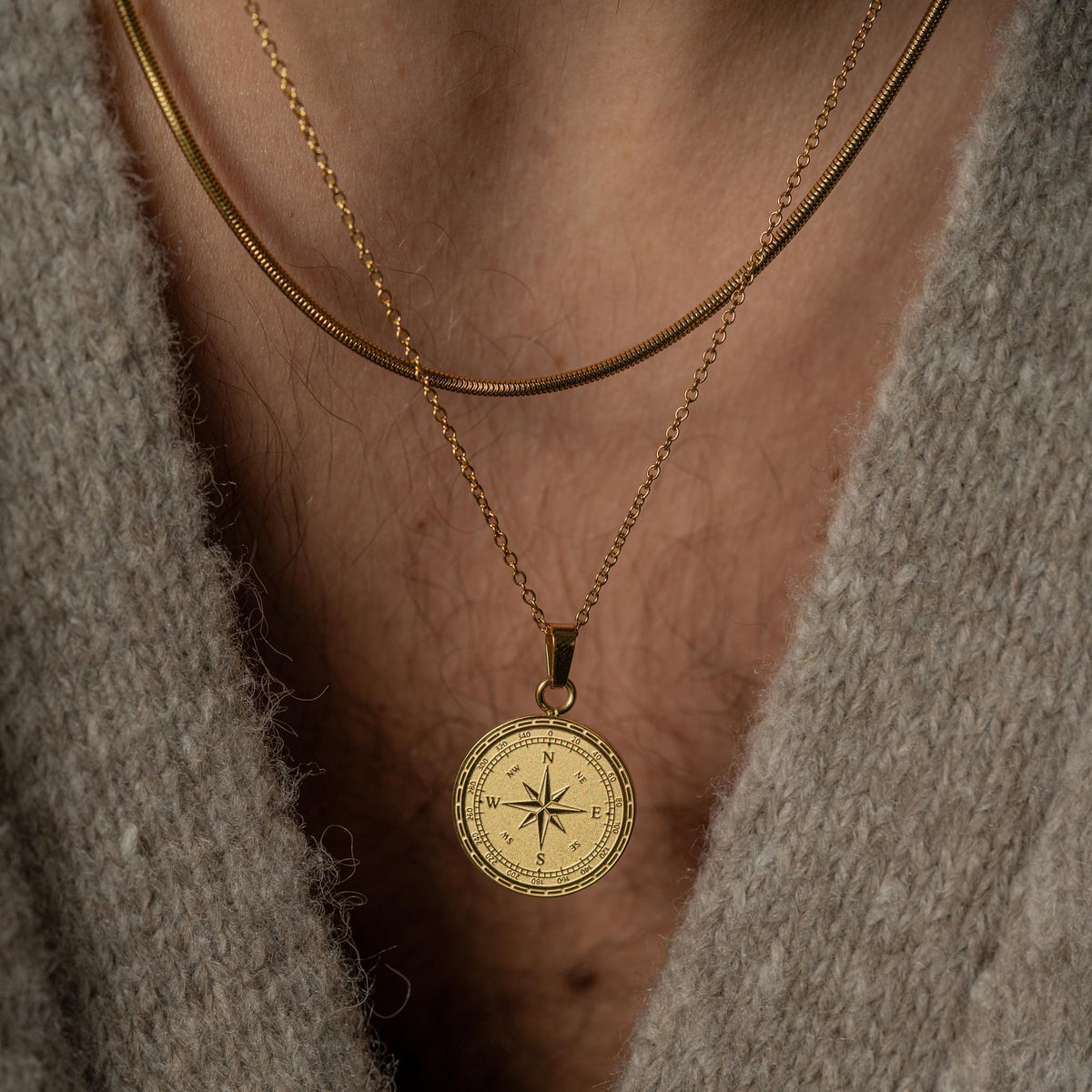 O kompas halskæde