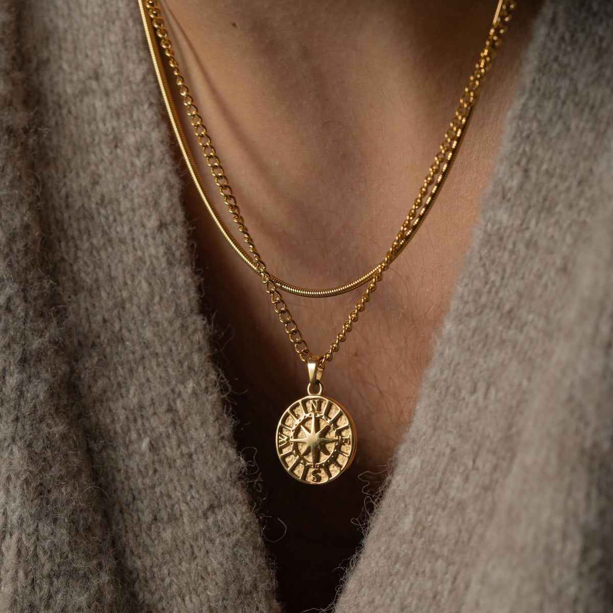 Kompas 2.0 signatur halskæde