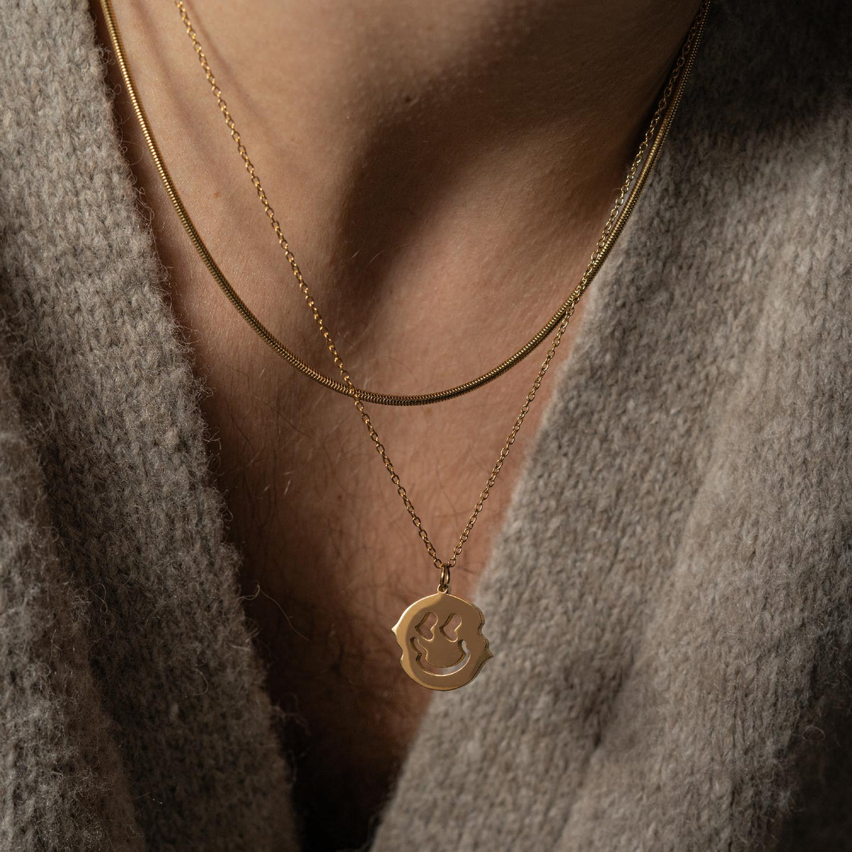 Smiley halskæde