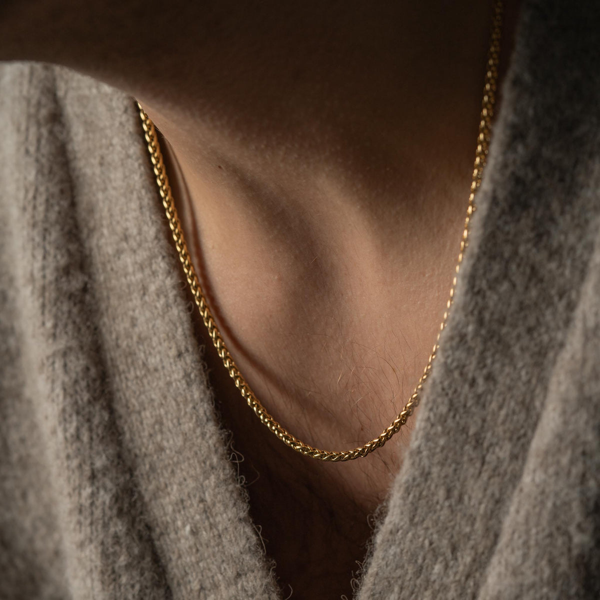 Wheat halskæde 3 mm