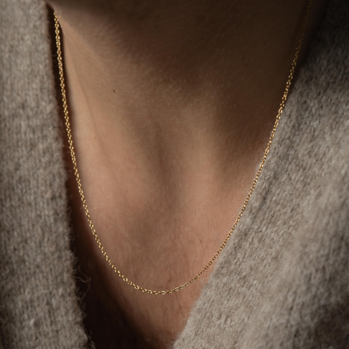 O halskæde 1 mm
