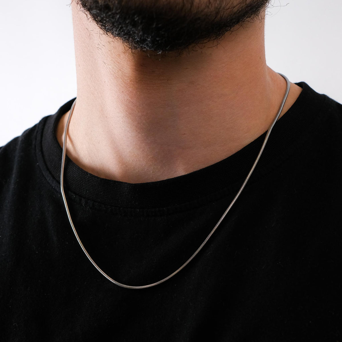 Snake halskæde 3 mm