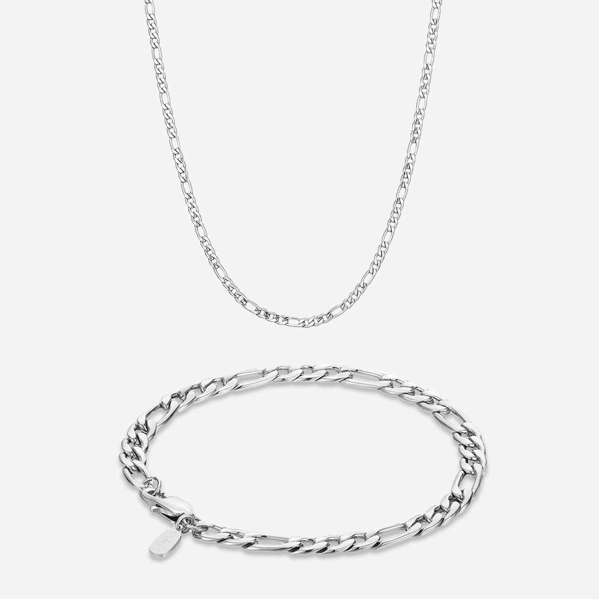 Figaro halskæde & Figaro armbånd